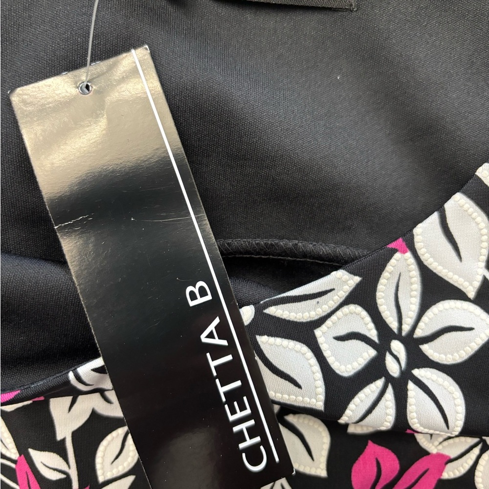 Cheeta B Floral Black and Pink Dress - Picture 6 of 8